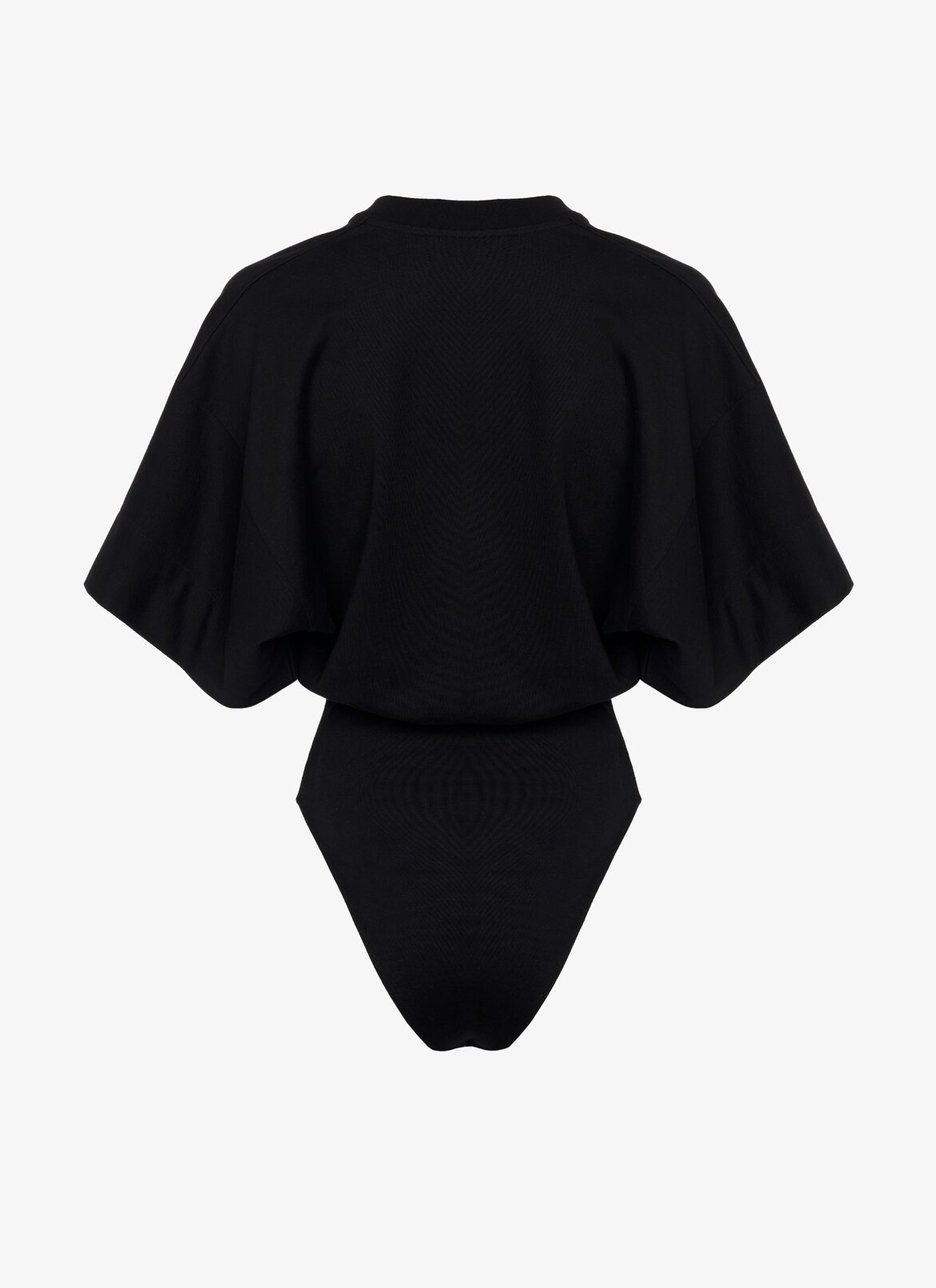 T-SHIRT BODYSUIT PRINTED ALAÏA LOGO ALAÏA BLACK T-SHIRT BODYSUIT PRINTED ALAÏA LOGO
